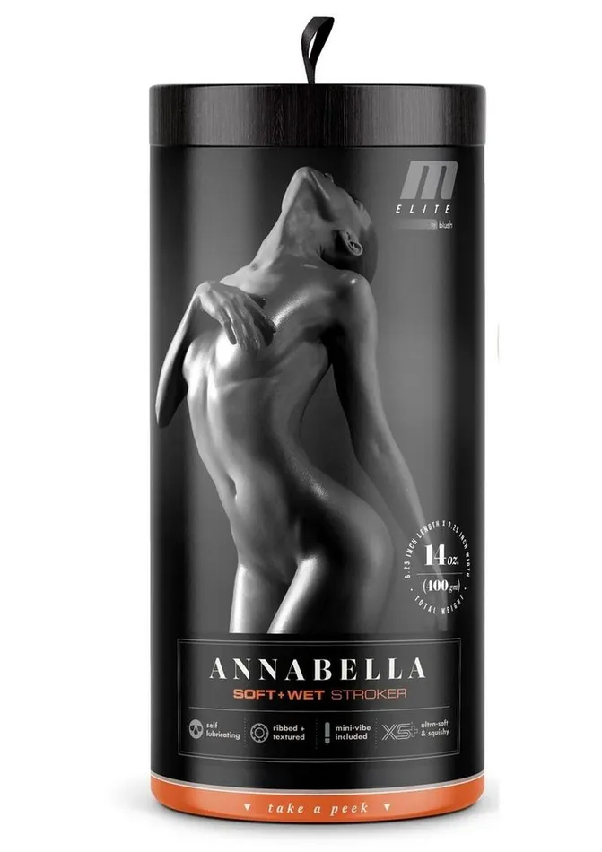 M Elite Soft and Wet Annabella Realstic Vagina Masturbator M Elite Male Sex Toys