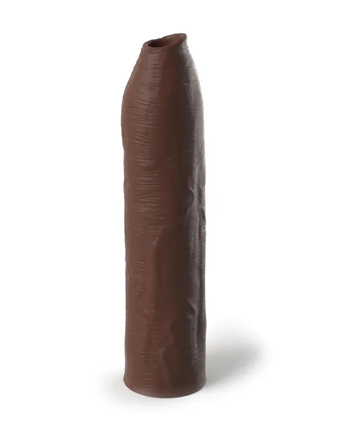 Pipedream Male Sex Toys Fantasy XTensions Elite Uncut 7 Inch Extension Sleeve Brown Pipedream Male Sex Toys Fantasy XTensions Elite Uncut 7 Inch Extension Sleeve Brown